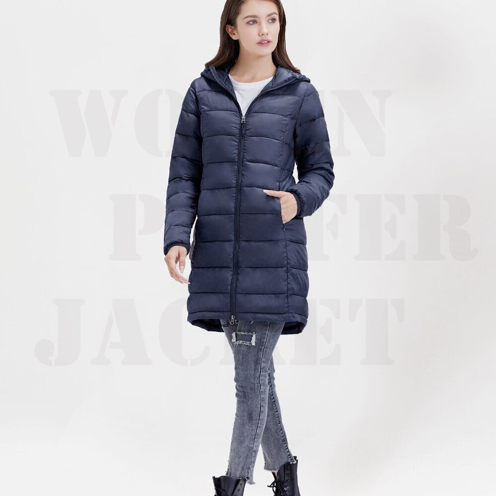 Plus Size Packable Puffer Jacket Lightweight Hood… - image 8